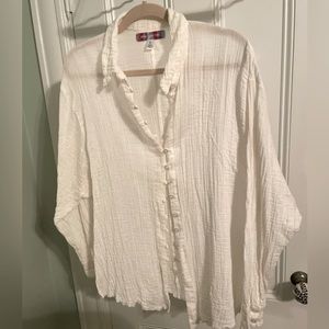 Urban Outfitters boho gauzy top/beach cover up - L